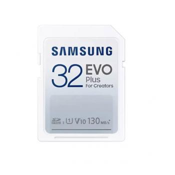 Memory card Samsung EVO Plus SD Card (2021), 32GB, White