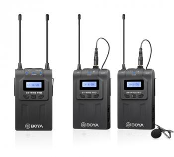 BOYA UHF Dual-Channel Wireless Microphone System BY-WM8 Pro-K2