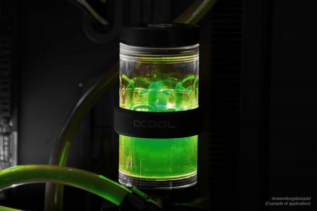 Alphacool Eiswasser Crystal Green UV-active premixed coolant 1000ml 