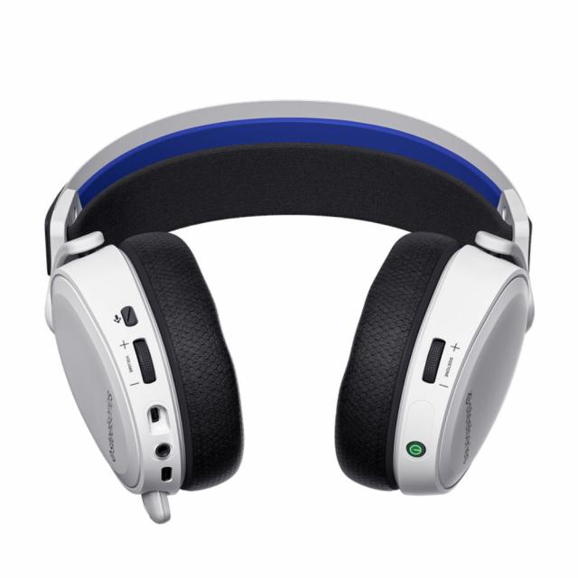 Геймърски слушалки SteelSeries, Arctis 7P+, Микрофон, Бял 