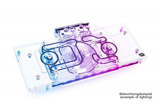 GPU Water Block Alphacool Eisblock Aurora Acryl GPX-A Radeon RX 6700XT Reference with Backplate 