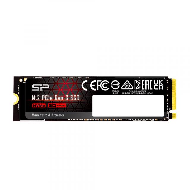 SSD Silicon Power UD80, M.2-2280, PCIe, Gen 3x4 NVMe, 2000GB 