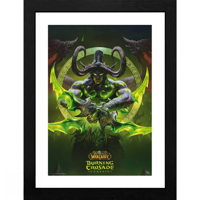 GBEYE WORLD OF WARCRAFT - Framed print "Illidan" (30x40) 