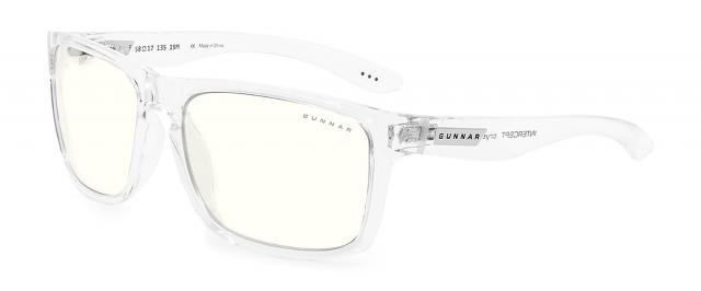 Компютърни очила GUNNAR Intercept Crystal, Clear, Бял 