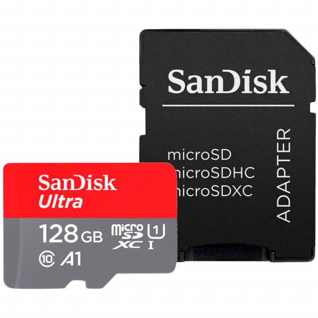 Карта памет SANDISK Ultra microSDXC, 128GB 