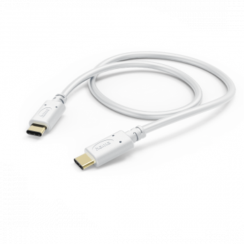 Кабел за зареждане, USB-C - USB-C,1.5м, позл.конектори