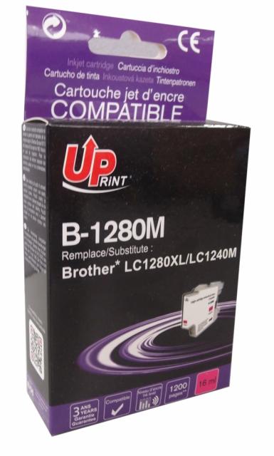 Ink cartridge UPRINT LC1280XL/1240, BROTHER, Magenta 