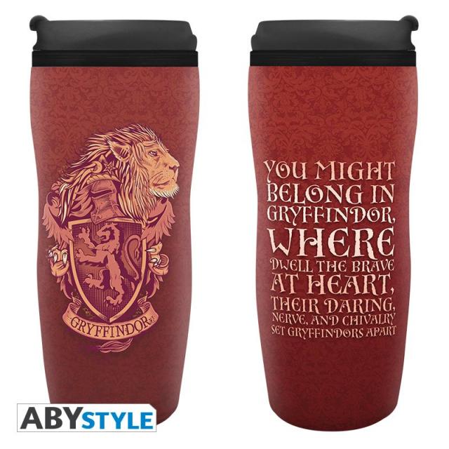 ABYSTYLE HARRY POTTER Travel Mug Gryffindor 