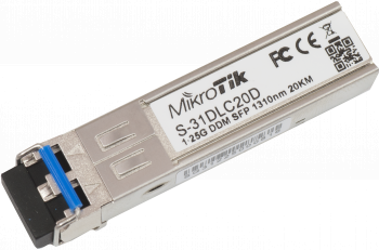 SFP Module Mikrotik S-31DLC20D, 1.25G, 20km