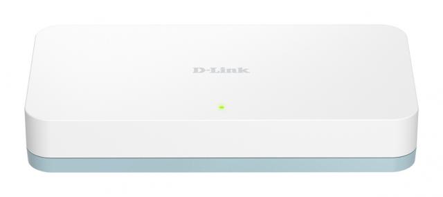 Суич D-Link DGS-1008D/E, 8 портов, 10/100/1000, Gigabit, Desktop  