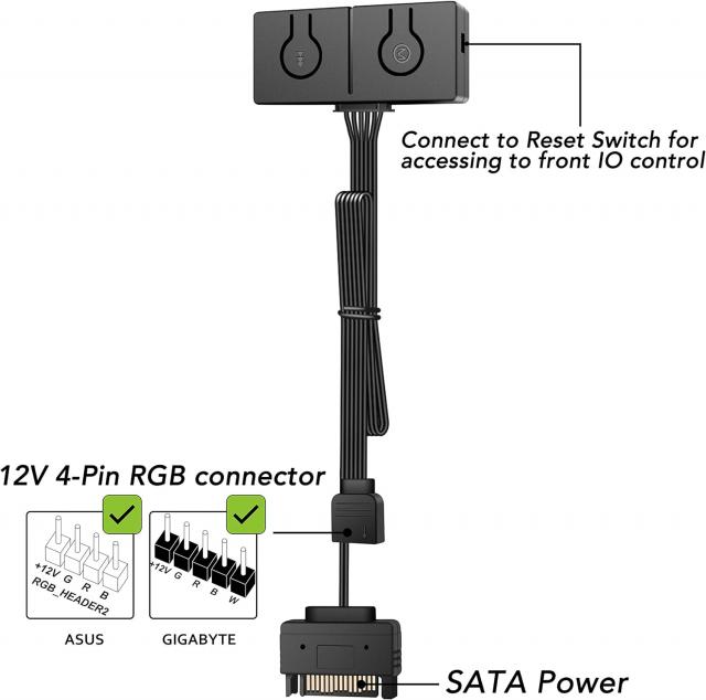 Конвертор EZDIY-FAB 12V към 5V RGB 