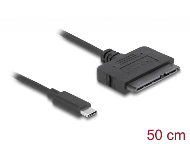 Конвертор Delock, USB Type-C - 22 pin SATA 6 Gb/s 