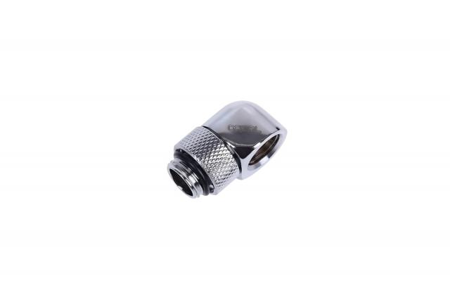 Alphacool HF L-connector G1/4 outer thread rotatable to G1/4 inner thread - Chrome 