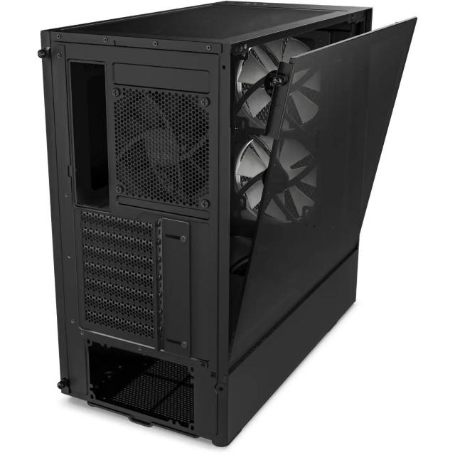 Case NZXT H5 Flow RGB Matte Black, Mid-Tower 