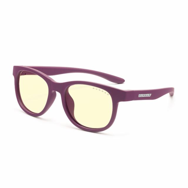 Детски компютърни очила GUNNAR Rush Kids Small, Amber Natural, Лилав 