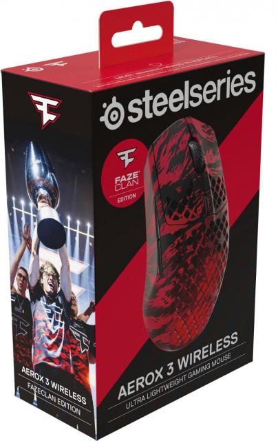 Геймърска мишка SteelSeries Aerox 3 Wireless Faze Clan Edition 