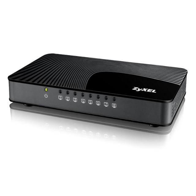 Switch ZYXEL GS-108S, 8 Ports, Gigabit 