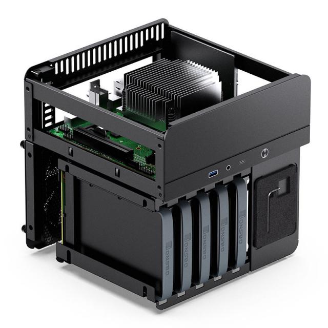 Кутия Jonsbo N2, Mini-ITX, Черна 