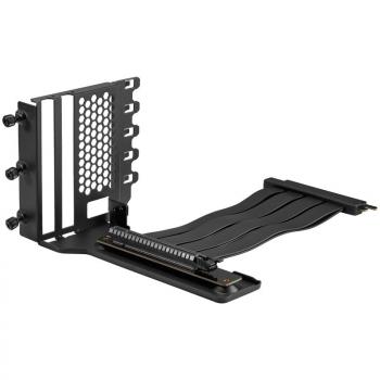 Phanteks Universal Vertical GPU Bracket kit with Flat Line 200mm, 90 degrees PCIe X16 Riser Cable Kit