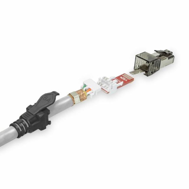 Мрежов пач кабел ACT S/FTP, CAT6A IDC 4PPoe/PoE++100W LZSH, 3.0 m 