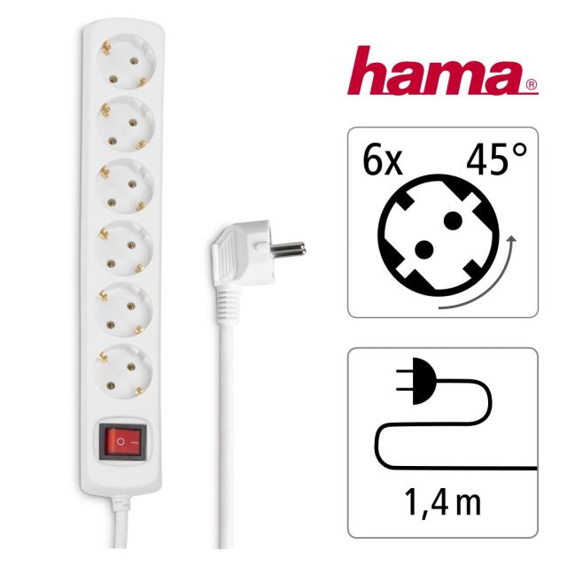 Distribution Panel HAMA, 6-Way, 30384   