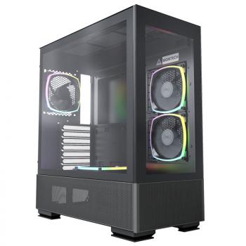 Case MONTECH SKY TWO ARGB, TG, Mid-Tower Black