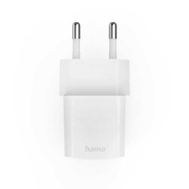 Бързо мини зарядно HAMA "Eco", USB-C, 25 W, 187278 