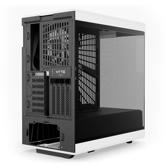 Кутия HYTE Y40 Tempered Glass, Mid-Tower, Бяло и Черно 