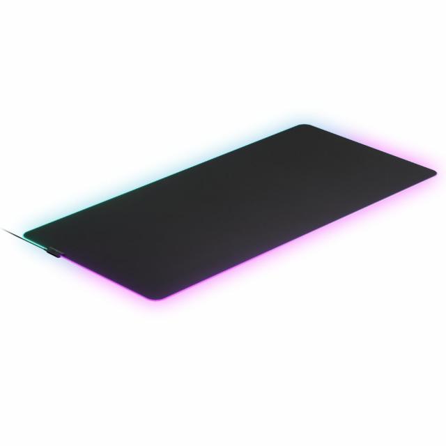 Геймърски пад SteelSeries QcK Prism Cloth 3XL, RGB, Черен, 63512 