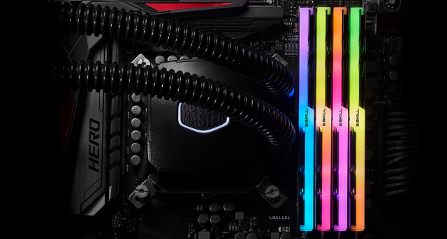 Памет G.SKILL Trident Z RGB 64GB(4x16GB) DDR4 3600MHz F4-3600C17Q-64GTZR 