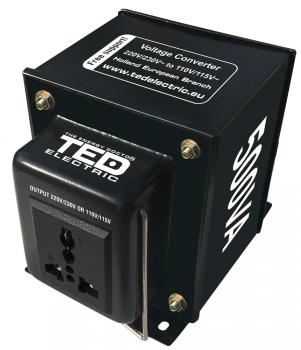 TED ELECTRIC волтов конвертор  220V / 110V  Up / Down  500VA  TED003676