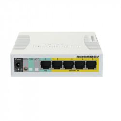 Switch Cloud Smart RB260GSP, 5-port 10/10/1000+1xSFP, PoE 