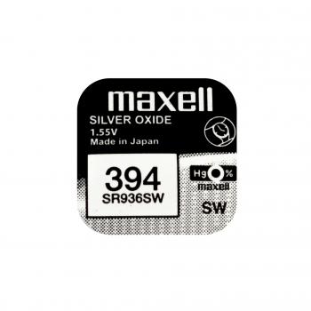 Бутонна батерия сребърна MAXELL SR936 SW /AG9/, 394 1.55V