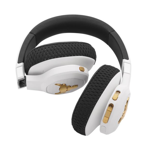 Bluetooth headphones JBL UA Project Rock Over-Ear Training, White