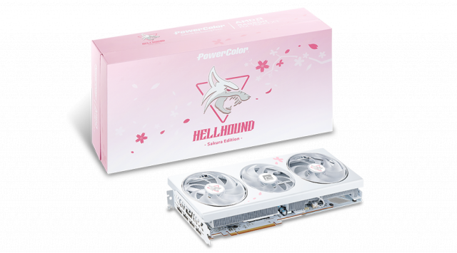 Видео карта PowerColor RX 7800 XT Hellhound Sakura Limited 