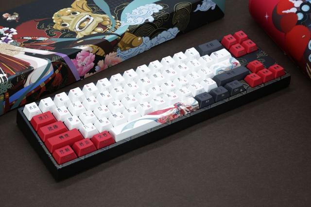 Mechanical Keyboard Ducky x Varmilo Miya Beijing Opera 65%, Cherry MX Red 