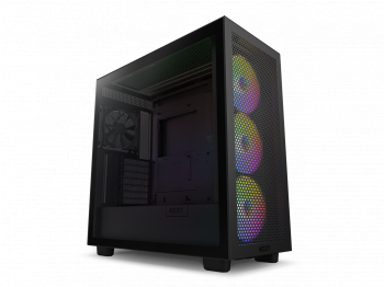 Кутия NZXT H7 Flow RGB Matte Black Mid-Tower