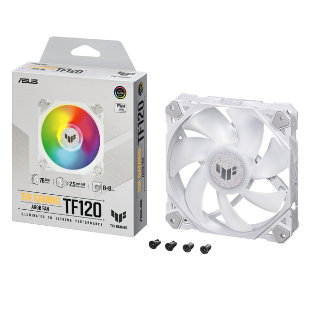 Fan ASUS TUF GAMING TF120 WHITE EDITION 
