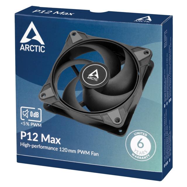 Вентилатор ARCTIC P12 MAX, 4 pin, 120 mm 