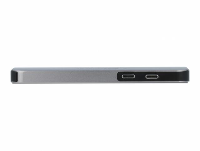 Докинг станция Delock, За MacBook, HDMI 4K, USB-A, USB-C, PD, Сива 