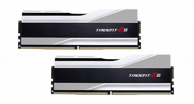 Memory G.SKILL Trident Z5 Silver 32GB(2x16GB) DDR5 6000MHz F5-6000J4040F16GX2-TZ5S 