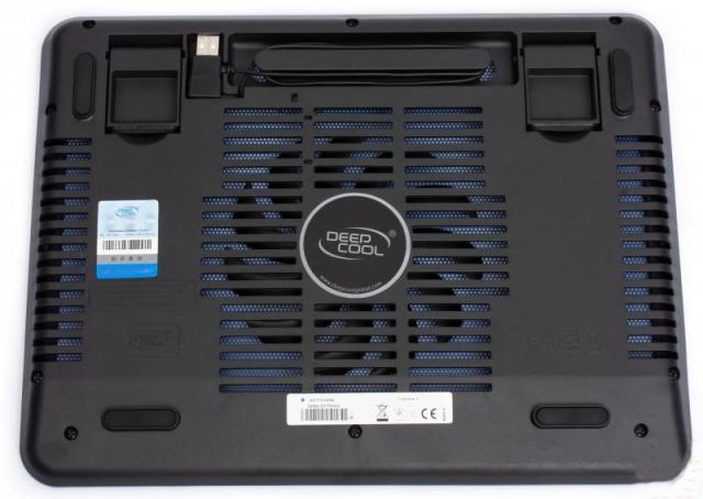 Notebook Cooler DeepCool N17 Black, 14", 140 mm,Black 