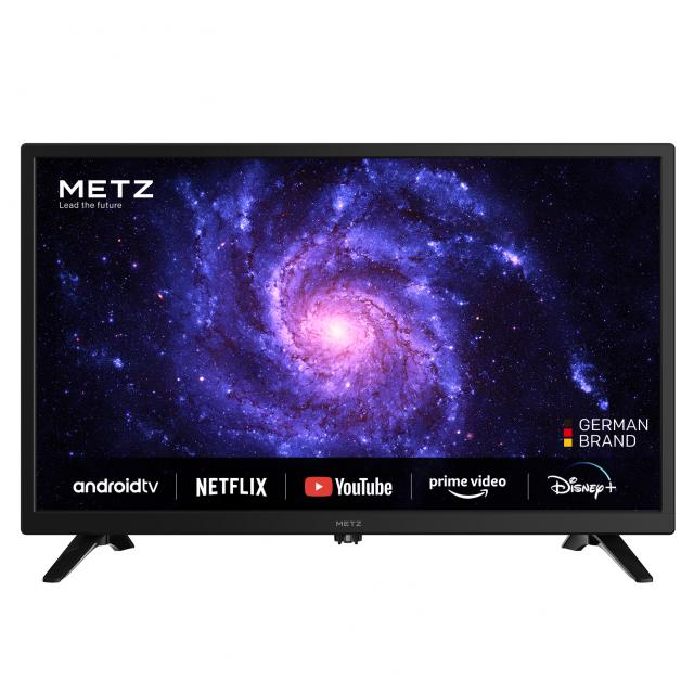 Телевизор METZ 24MTC6000Z, 24"(60 см), LED HD, Smart TV, Android 9.0 TV, Черен (Разопакован) 