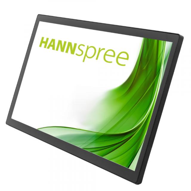 Touch Monitor HANNSPREE HT221PPB, TFT, 21.5 inch, Wide, Full HD, D-Sub, USB-C, HDMI, DP, 10 Point Touch, Black 