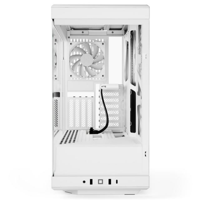 Кутия HYTE Y40 Tempered Glass, Mid-Tower, Бяло 