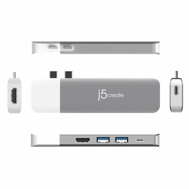 Модулна докинг станция j5create JCD387, 2 модула, USB-C 