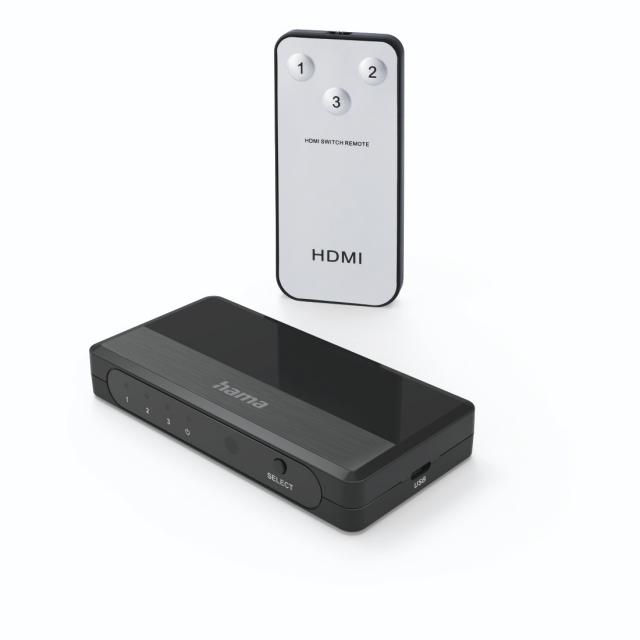 Hama HDMI™ Toggle Switch, 3x1, 121760 