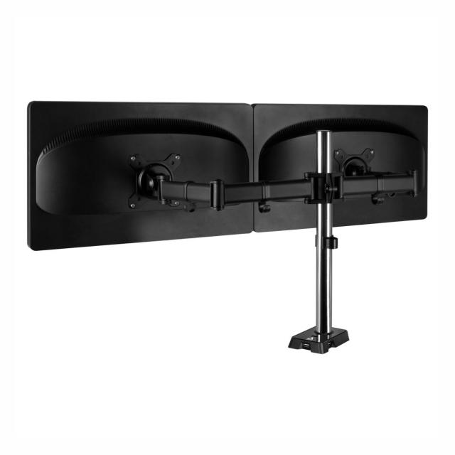 Desk Mount Dual Monitor Arm ARCTIC Z2 (Gen3), 34", 15 kg, 4 x USB 2.0, Black 