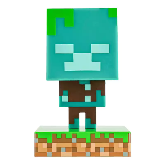 Лампа Paladone Minecraft - Drowned Zombie Icon Light 