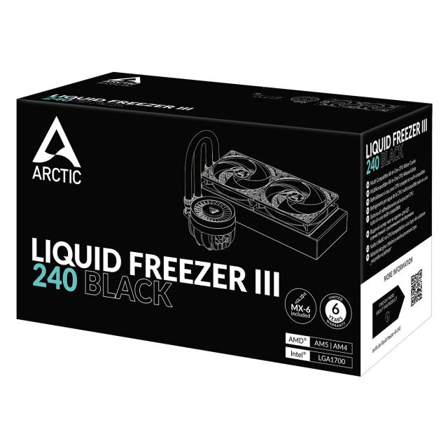 Охладител за процесор Arctic Liquid Freezer III 240 Black 